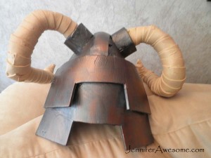 Skyrim Iron Helmet - Back