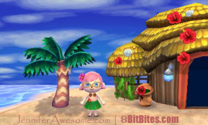 Animal Crossing New Leaf Hula Girl costume