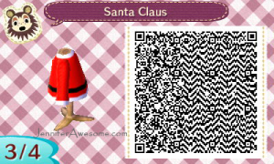Santa Claus Costume QR Code