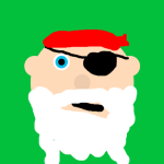 Draw Santa's Beard - Pirate Santa