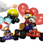 Mario Kart Battle Mode - Mario and Toad