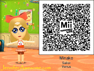 Cute Anime Mii Qr Codes