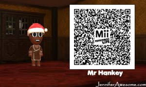 Mr. Hankey Tomodachi Life QR Code