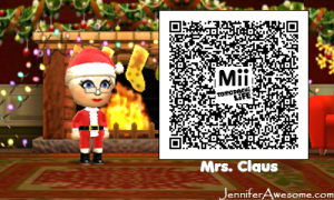 Mrs. Claus Tomodachi Life QR Code