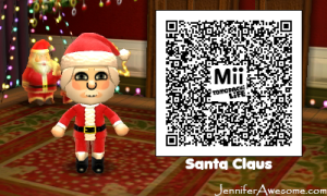 Santa Claus Tomodachi Life QR Code