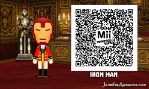 Iron Man Tomodachi Life QR Code