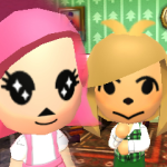 Villager and Isabelle Tomodachi Life Animal Crossing