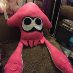 Pink Splatoon Squid Plush