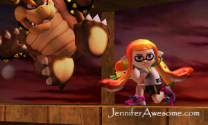 Splatoon Inkling and Bowser - Smash Bros