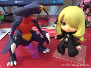 Cynthia and Garchomp - Pokemon Center Nendoroid