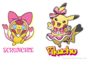 Pikachu Scrunchie Moco Moco Friends