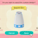 ACNH Squid Girl Cosplay Able Sisters Code